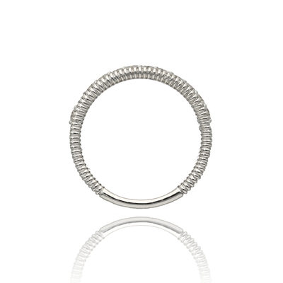 Fehér arany gyűrű 52-es méret (B42262_3I)